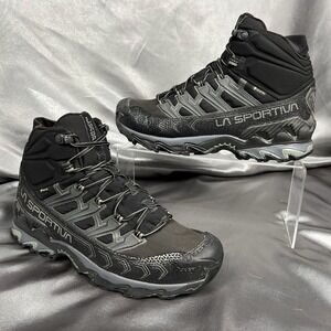 La Sportiva Ultra Raptor II Mid GTX Hiking Boots Men's 9 WIDE Black 2093-C Trail
